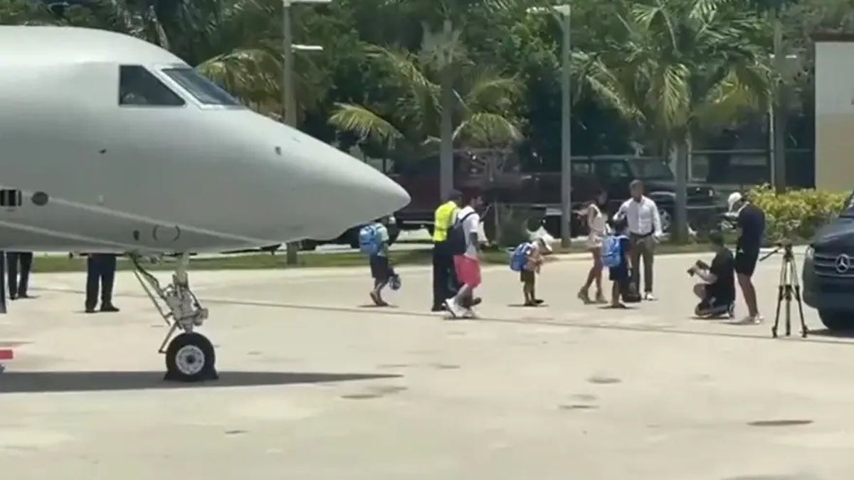 Messi llegó a Estados Unidos