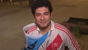 La locura de un argentino por ir al Mundial de Qatar. (Foto: Captura TV) La locura de un argentino por ir al Mundial de Qatar. (Foto: Captura TV)