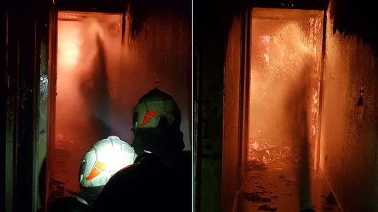 Voraz incendio en un edificio de Belgrano: creen que un acumulador de tensión fue la causa