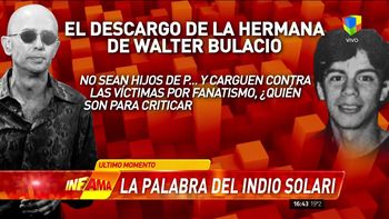 Mientras el Indio Solari hizo su descargo, la hermana de Walter Bulacio cargó contra él
