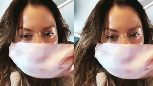 Karina Jelinek se sacó el barbijo y le llovieron las críticas: Dejá de tocarte la cara