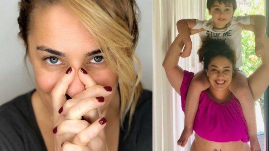 María Julia Oliván desafió los cuerpos hegemónicos y se animó a mostrar su pancita