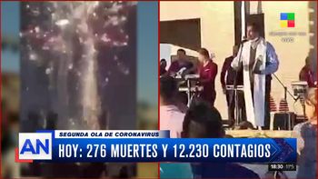 Escándalo: un cura bendijo una fiesta clandestina en Corrientes. Escándalo: un cura bendijo una fiesta clandestina en Corrientes.