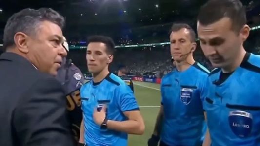 La fuerte frase de Gallardo al árbitro tras la eliminación de River en la Copa Libertadores