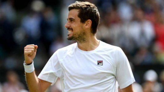 Pella hace historia en Wimbledon y está en cuartos por primer vez en su vida
