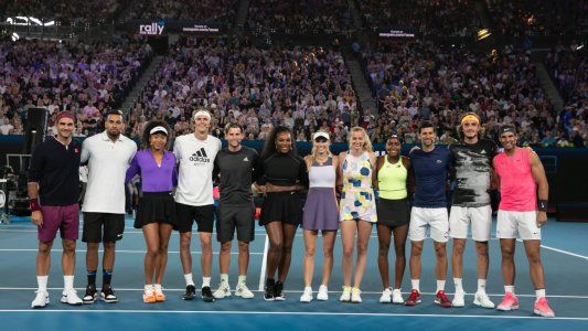Federer, Nadal, Djokovic y otras estrellas del tenis participaron de un evento benéfico para combatir los incendios en Australia