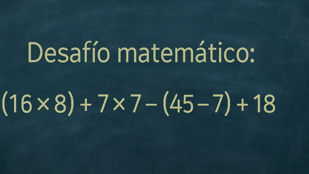 La regla esencial para resolver este desafío matemático es conocido como PEMDAS (por sus siglas en inglés) o jerarquía de operaciones.
