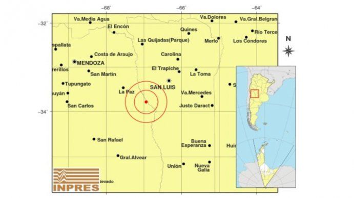 Con epicentro en Mendoza, se registró un fuerte sismo que afectó a varias provincias