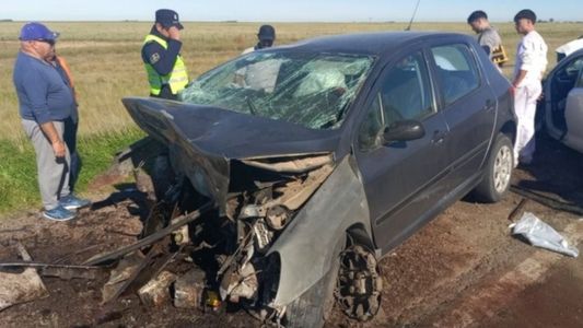 Cuatro muertos en un choque frontal en un cruce peligroso de Coronel Rosales