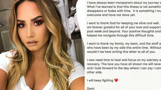Demi Lovato rompió el silencio luego de su última internación: Necesito tiempo para sanar