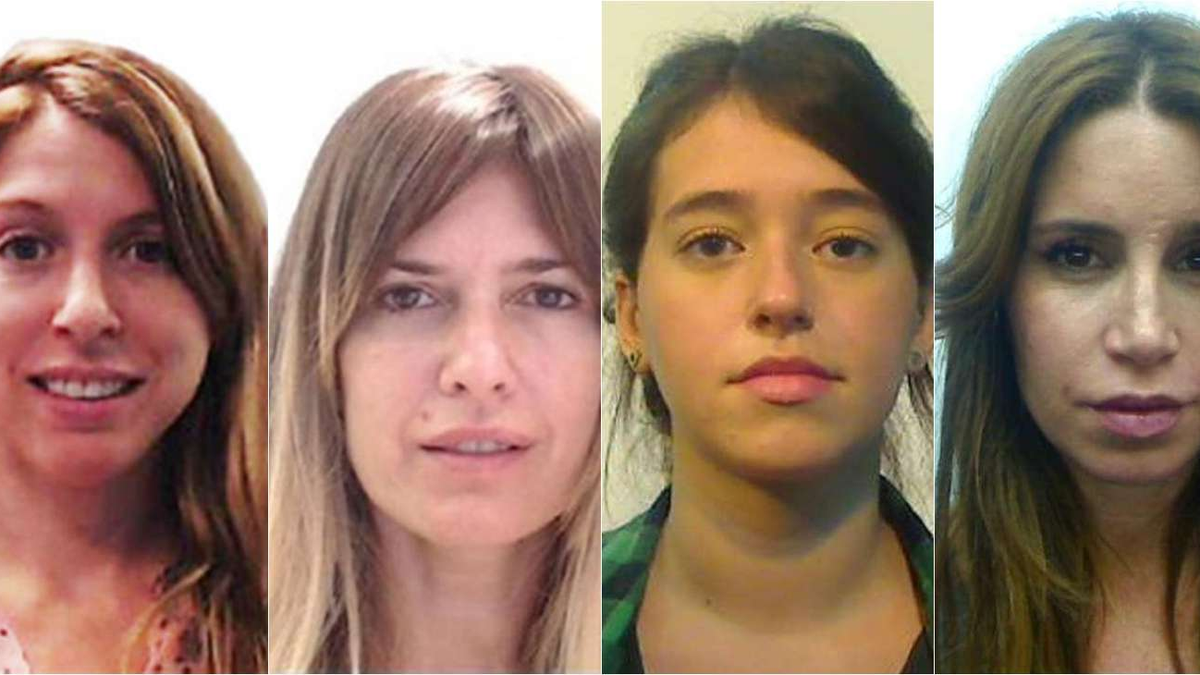 Florencia Bertotti, Isabel Macedo, Leticia Siciliani y Florencia Peña