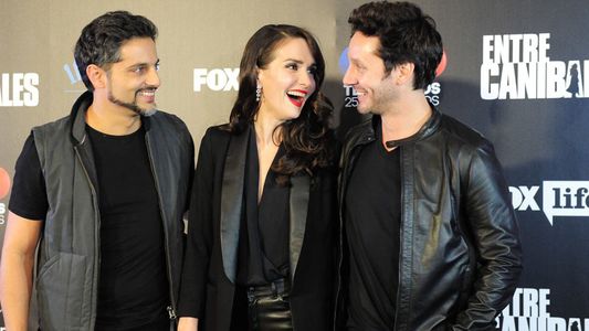 Pese a las especulaciones, Oreiro organizó una fiesta para sus compañeros de Entre Caníbales