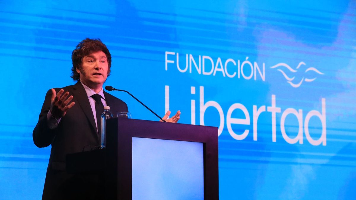 Javier Milei cierra esta noche la cena anual de la Fundación Libertad (Foto: archivo).