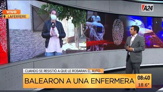 Laferrere: balearon a una enfermera para robarle el auto