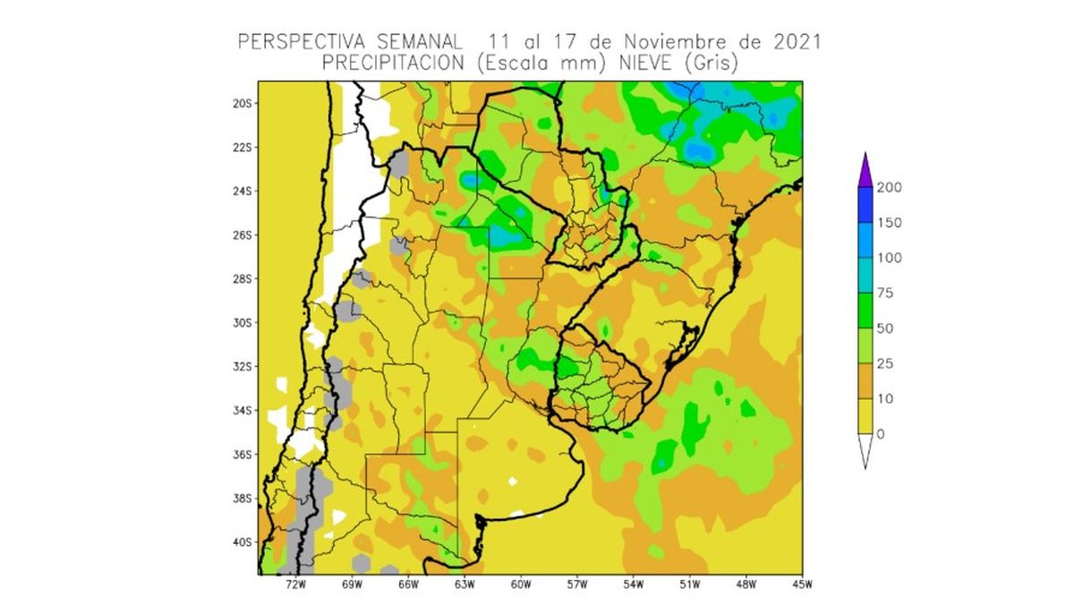 Las lluvias serán el factor que marque un cambio entre el calor y el frío. 