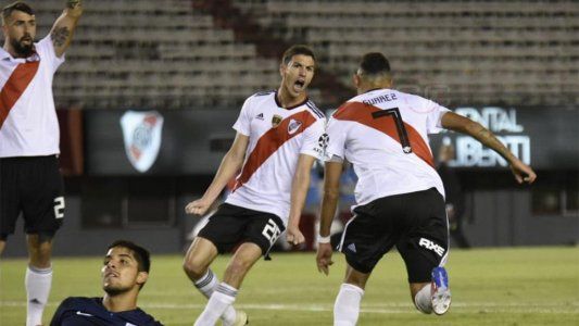 En un Monumental vacío, River goleó 3-0 a Alianza Lima y logró su primer triunfo en la Libertadores