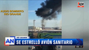 El audio desesperado de un bombero de Río Grande tras estrellarse el avión: Se cayó el Lear.... (Captura) El audio desesperado de un bombero de Río Grande tras estrellarse el avión: Se cayó el Lear.... (Captura)