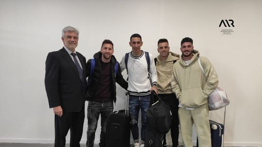 Messi, Di María, De Paul y Lo Celso regresaron al país tras la gira de la Selección Argentina