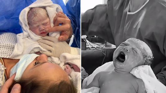 Barby Silenzi mostró el parto de Abril: Mamá siempre va a estar con vos