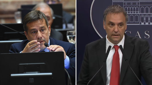 Cruce en redes tras la chicana de Adorni a Recalde por una pregunta sobre la reforma laboral