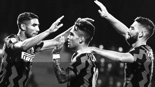 Inter se puso al día en la Serie A con una goleada 5-2 ante Benevento y un grito de Lautaro Martínez