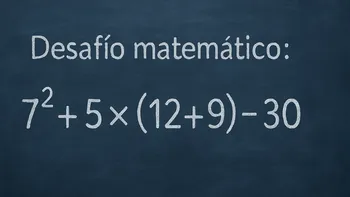 Desafío Matemático: ordenar los pasos sin perder los signos