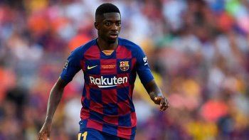 Griezmann quedó solo: además de Messi y Suárez, ahora se lesionó Dembélé y estará cinco semanas afuera