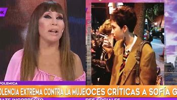 Moria Casán y look varonil de su hija: Estoy orgullosa de ser madre de Sofío Galo