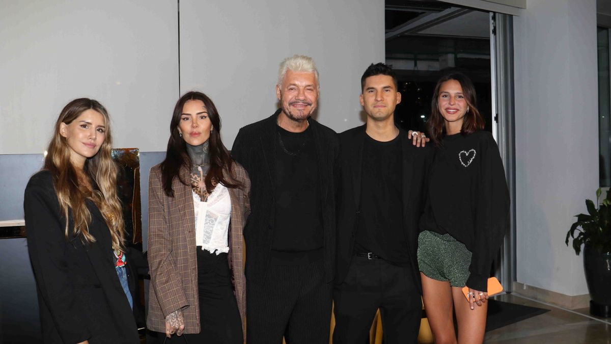 Marcelo Tinelli tambi&eacute;n dijo presente, acompa&ntilde;ado por sus cuatro hijos mayores: Mica, Cande, Francisco y Juana.&nbsp;