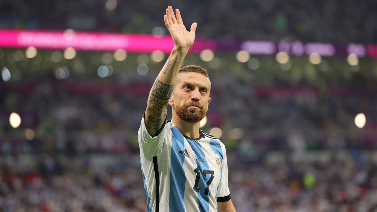 Así vio el partido el Papu Gomez, lejos de la Selección Argentina