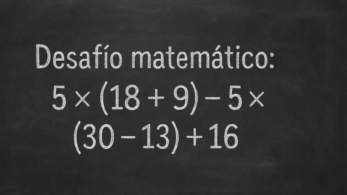 La regla esencial para resolver este desafío matemático es conocido como PEMDAS (por sus siglas en inglés) o jerarquía de operaciones.