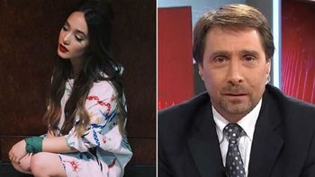 Ángela Torres y Eduardo Feinmann se cruzaron por el pañuelo verde en los JJ.OO