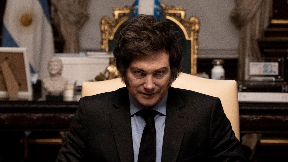 Milei se defendió del escándalo $LIBRA y habló de su relación con Trump. (Foto: Gentileza Washington Post)