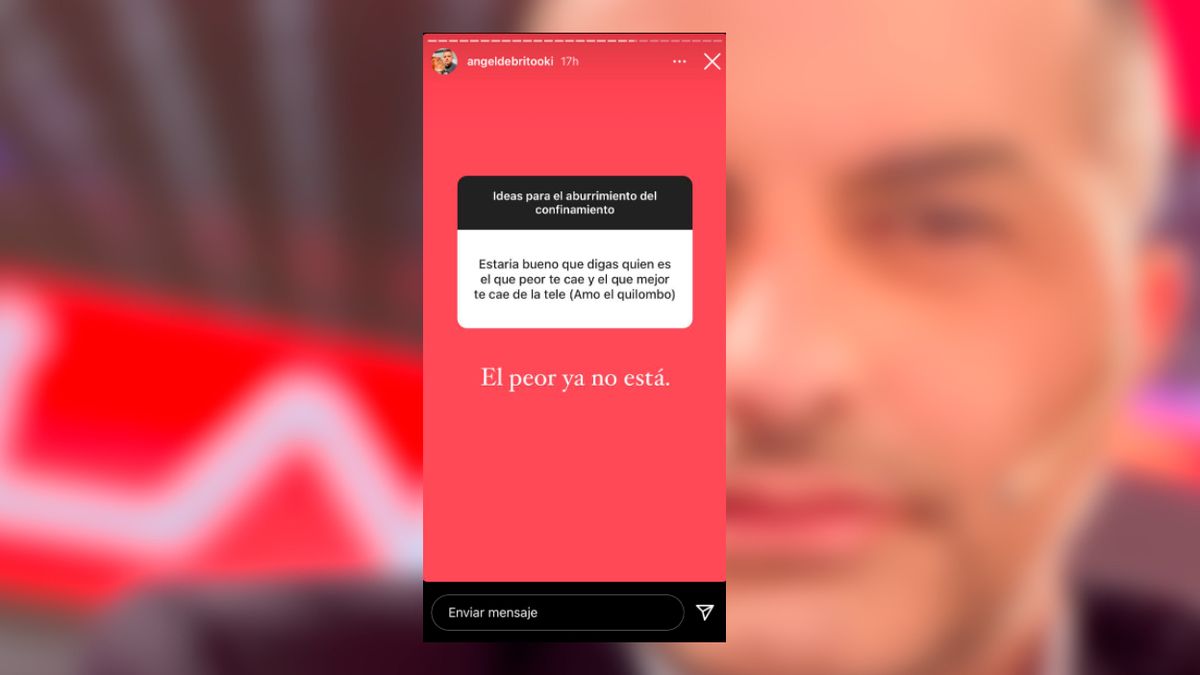 El posteo de Ángel de Brito ¿refiriéndose a Jorge Rial?