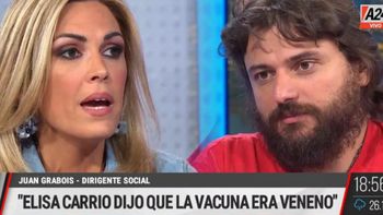 El tenso cruce entre Viviana Canosa y Juan Grabois por las vacunas