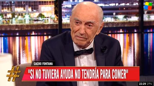 Cacho Fontana en Debo Decir: Si no recibiera ayuda no tengo para comer