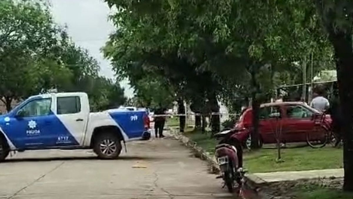 La escena del crimen. (Foto: Los Andes)