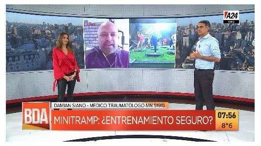 Tras el furor del “ChamaméGym”, los minitramp ¿son seguros?