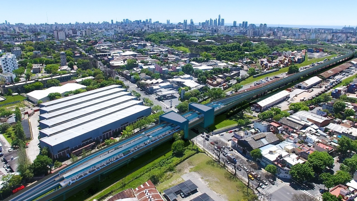 Así quedará la línea Belgrano Sur.&nbsp;