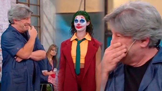 El desopilante diseño de El Guasón de Pachu Peña: ¡Ni él pudo contener la risa!