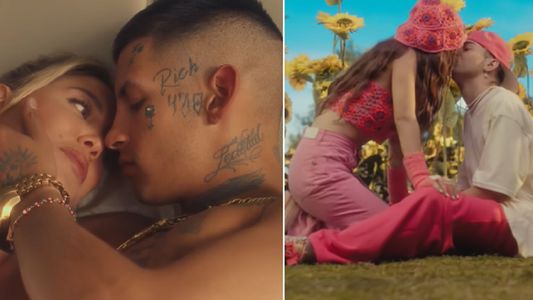 La increíble coincidencia entre el video de Wanda Nara y L-Gante y el de la China Suárez con Rusherking