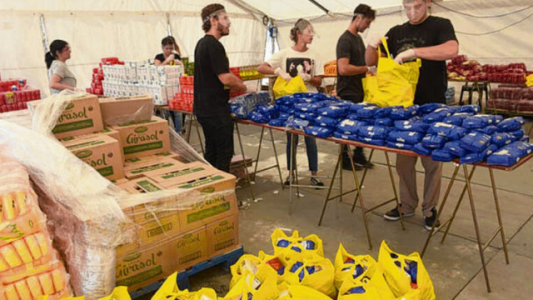 La Rural de Rosario solidaria: dona más de 6.500 kilos de carne de cerdo