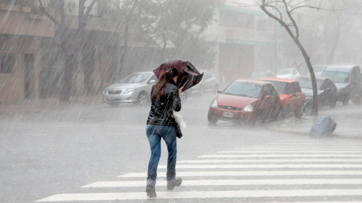 Alerta meteorológico por fuertes lluvias y granizo para el fin de semana