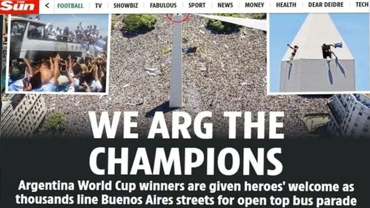 Video | ¡Atónitos! Así reflejaron los medios extranjeros la fiesta inolvidable de Argentina con la Selección