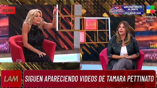 Fuerte cruce a los gritos entre Nazarena Vélez y Yanina Latorre por los polémicos videos de Tamara Pettinato