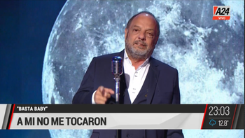 Baby Etchecopar contra el Gobierno: Ahora salen a regalar heladeras y bicicletas por un voto (Foto: captura de TV). &nbsp;