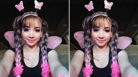 Marilina debutó como animadora de cumples infantiles