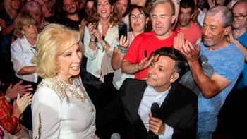 Mirtha Legrand fue a ver a Martín Bossi y se emocionó hasta las lágrimas: el video
