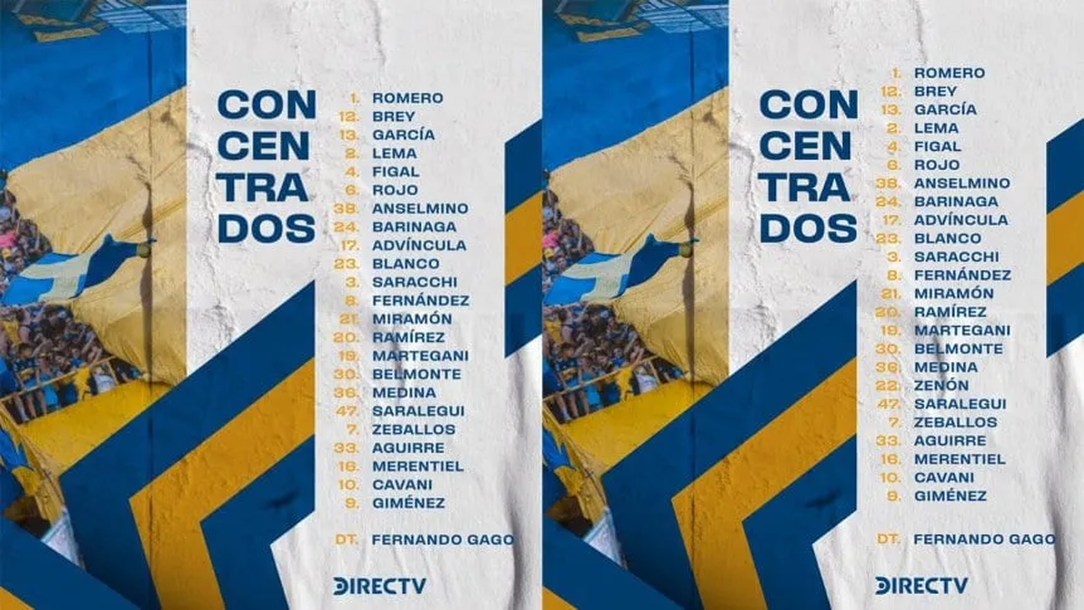 A la izquierda, la lista de concentrados original de Boca, sin Zenón; a la derecha, la lista corregida, con Zenón entre los convocados. A la izquierda, la lista de concentrados original de Boca, sin Zenón; a la derecha, la lista corregida, con Zenón entre los convocados.