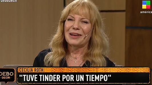 Cecilia Roth contó que tuvo Tinder y no descartó estar con otra mujer